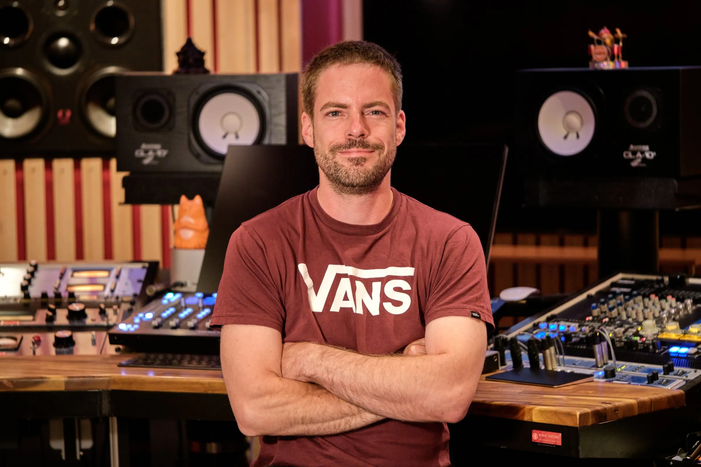 Frank Acklin im Control Room